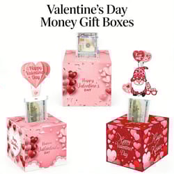 cash box for valentine day, mothers day, birthday present, surprise gift for girlfriend, mom, friends, employees
