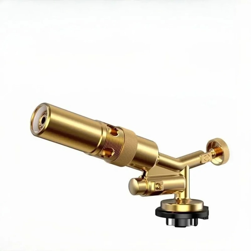 Portable Butane Welding Torch, High Temperature Gas Burner for Camping, BBQ & Outdoor Use