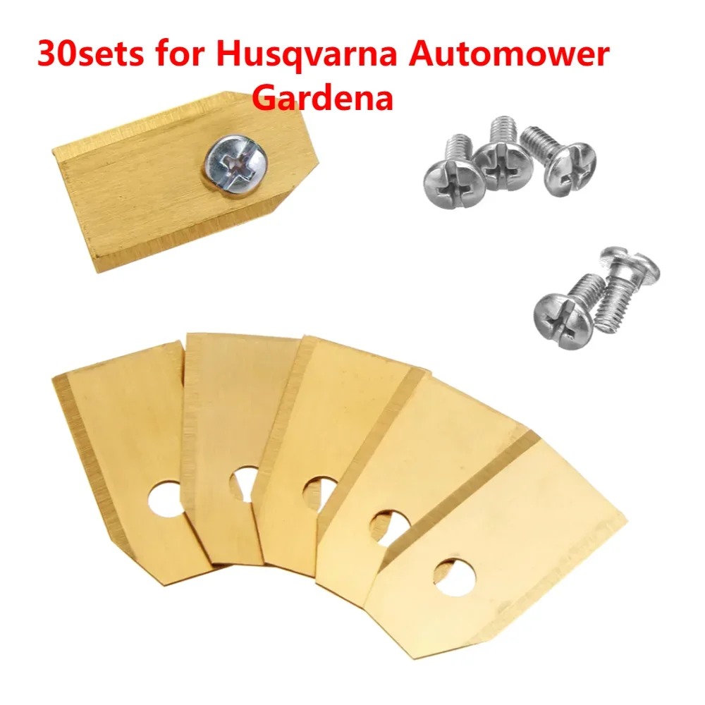 Replacement Blades for Robotic Lawn Mower with Screw Kit, Compatible with Gardena Lawnmower Repair