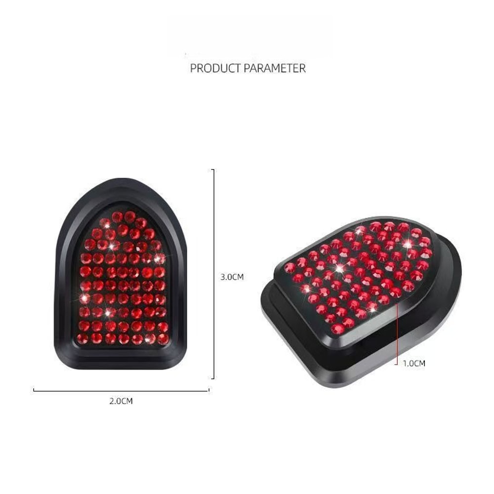 Mini Car Hooks, Creative Home Ornaments, Bling Rhinestone Crystal Hooks for Car