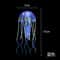 Soft Silicone Fluorescent Jellyfish Fish Tank Ornament, Artificial Aquarium Decoration for Living Room Landscaping