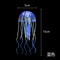Soft Silicone Fluorescent Jellyfish Fish Tank Ornament, Artificial Aquarium Decoration for Living Room Landscaping