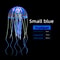 Soft Silicone Fluorescent Jellyfish Fish Tank Ornament, Artificial Aquarium Decoration for Living Room Landscaping