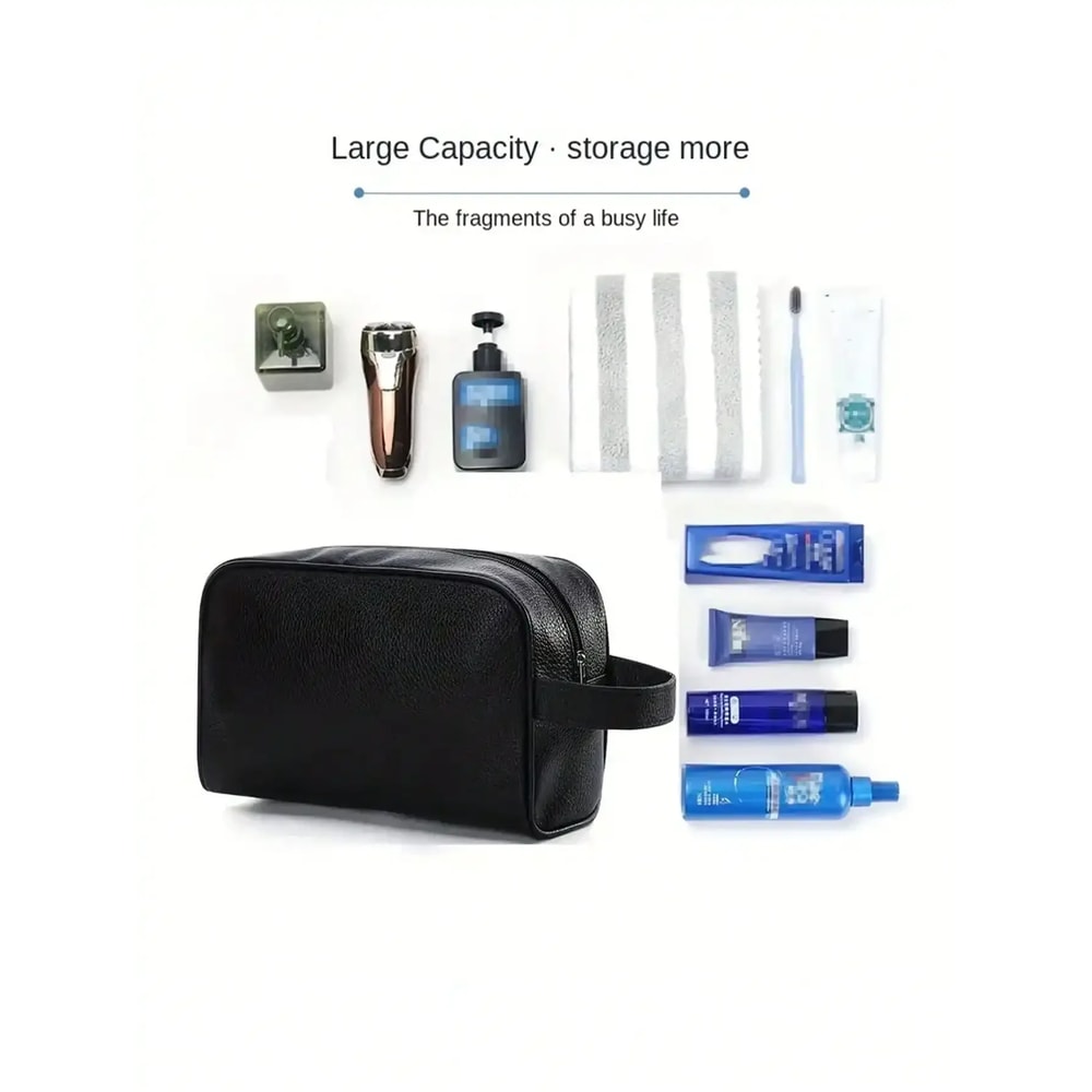 Minimalist Fashion Travel Toiletry Bag, Waterproof Organizer for Daily Use