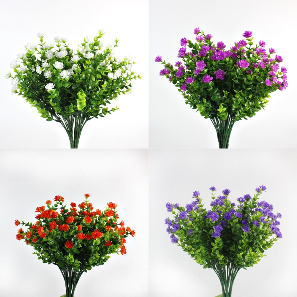 Hanging Artificial Eucalyptus Money Grass Milan Faux Greenery Plant Wall Decor for Living Room Home Decoration