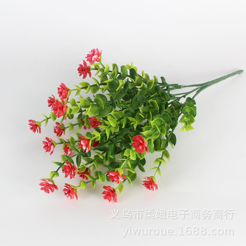 Hanging Artificial Eucalyptus Money Grass Milan Faux Greenery Plant Wall Decor for Living Room Home Decoration