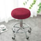Removable Washable Solid Seat Protector Polar Fleece Bar Stool Cover Non Slip For Home Kitchen Dini 1