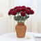 Faux Flower Arrangement, Handmade Knitted Rose Bouquet, Wedding Party Decorations