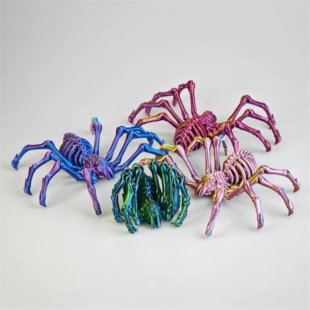 Stretchable Large Spider, Movable Joints for Scary Party Decorations and Home Decor Gift