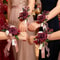 Bridal Wedding Home Decor, Elegant Artificial Silk Flower Wrist Corsage for Engagement Party