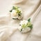 Bridal Wedding Home Decor, Elegant Artificial Silk Flower Wrist Corsage for Engagement Party