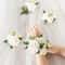 Bridal Wedding Home Decor, Elegant Artificial Silk Flower Wrist Corsage for Engagement Party
