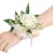 Bridal Wedding Home Decor, Elegant Artificial Silk Flower Wrist Corsage for Engagement Party