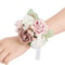 Bridal Wedding Home Decor, Elegant Artificial Silk Flower Wrist Corsage for Engagement Party