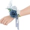 Bridal Wedding Home Decor, Elegant Artificial Silk Flower Wrist Corsage for Engagement Party