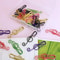 Cute Page Marker Notebook Organizer, Vibrant Music Note Paper Clips for Stationery & Craft Supplies
