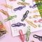 Cute Page Marker Notebook Organizer, Vibrant Music Note Paper Clips for Stationery & Craft Supplies