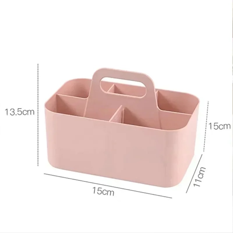 Divided Compartment Vanity Bathroom Storage Solution For Makeup Jewelry 5