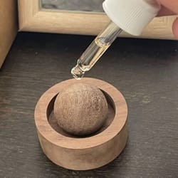 fragrance enhancement solid wood spherical essential oil for home odor elimination