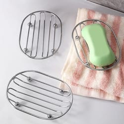 bathroom soap holder with metal drainage design, toilet soap filter rack