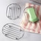 Bathroom Soap Holder with Metal Drainage Design, Toilet Soap Filter Rack