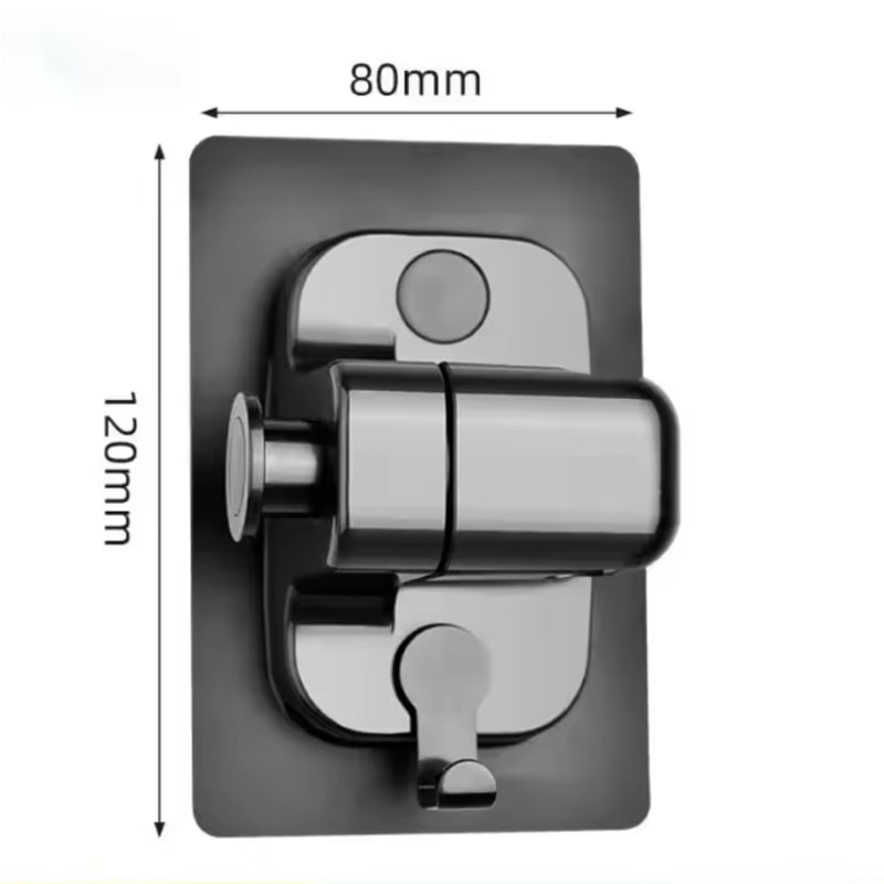Wall Mounted Adjustable Shower Holder, Self-Adhesive Showerhead Bracket for Bathroom Accessories