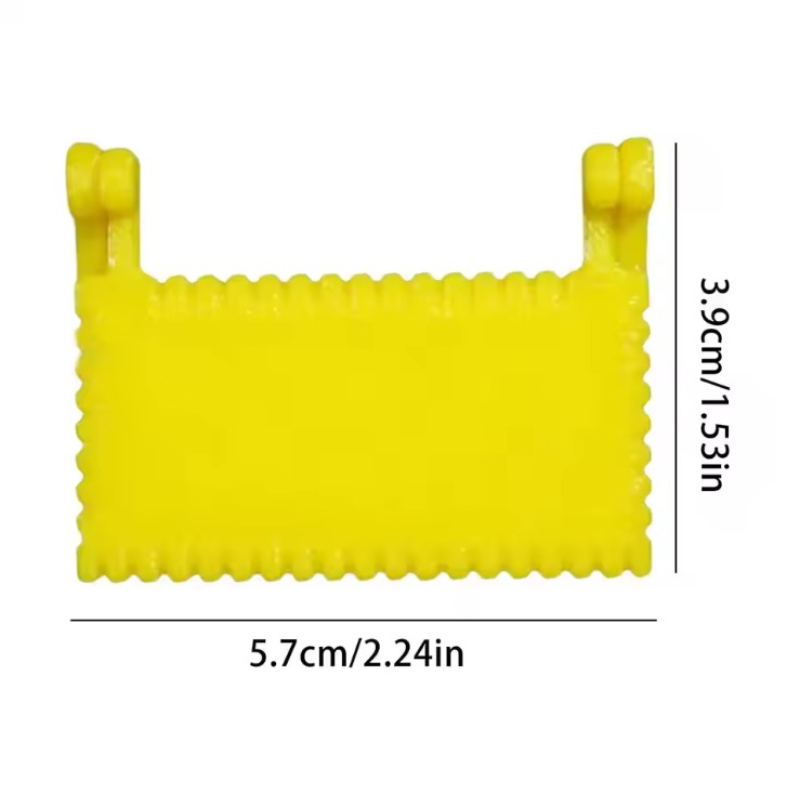 Needle Gauge Portable Measuring Tool, Seam Guide Clip On Sewing Edge Guide for Beginners, Quilting Crafting