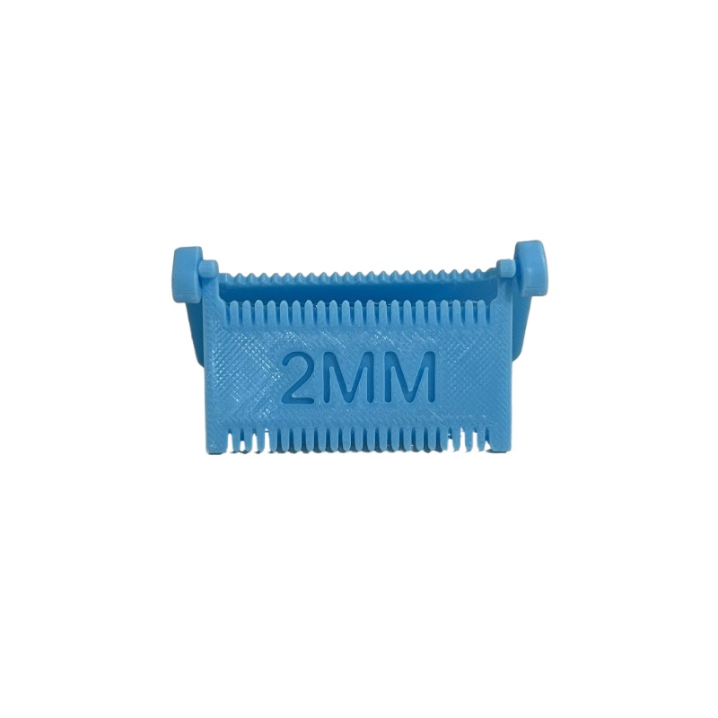 Needle Gauge Portable Measuring Tool, Seam Guide Clip On Sewing Edge Guide for Beginners, Quilting Crafting