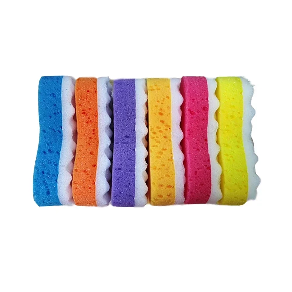 Wisp Massage Brush Body, Soft Bath Sponge Body Scrub Bast Skin Scrubber, Relax Exfoliating Shower Washcloth