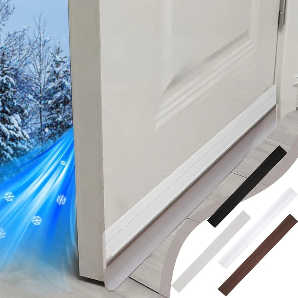 Weather Strip for Doors and Windows, Soundproof Dustproof Insulation with Self Adhesive Seal