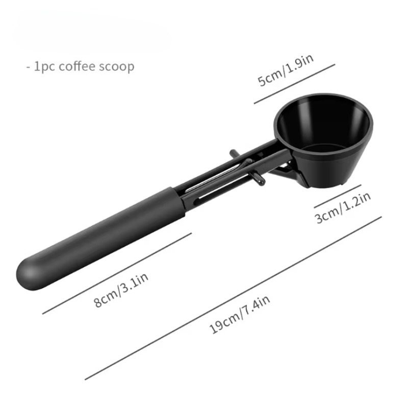 Sliding Design Coffee Scoop Funnel for Filling K-Cup Coffee Pot, Reusable Coffee Spoon Kitchen Accessories
