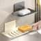 Bathroom Soap Tray Wall Mounted Soap Sponge Holder No Drill Holes Soap Organizer For Kitchen 0