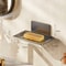 Bathroom Soap Tray Wall Mounted Soap Sponge Holder No Drill Holes Soap Organizer For Kitchen 3