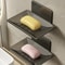 Bathroom Soap Tray Wall Mounted Soap Sponge Holder No Drill Holes Soap Organizer For Kitchen 4