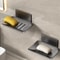 Bathroom Soap Tray Wall Mounted Soap Sponge Holder No Drill Holes Soap Organizer For Kitchen 5