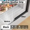 Weatherproof Gap Seal, Self Adhesive Wedge Draft Stopper for Winter Insulation, Soundproof and Windproof for Doors