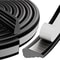 Weatherproof Gap Seal, Self Adhesive Wedge Draft Stopper for Winter Insulation, Soundproof and Windproof for Doors