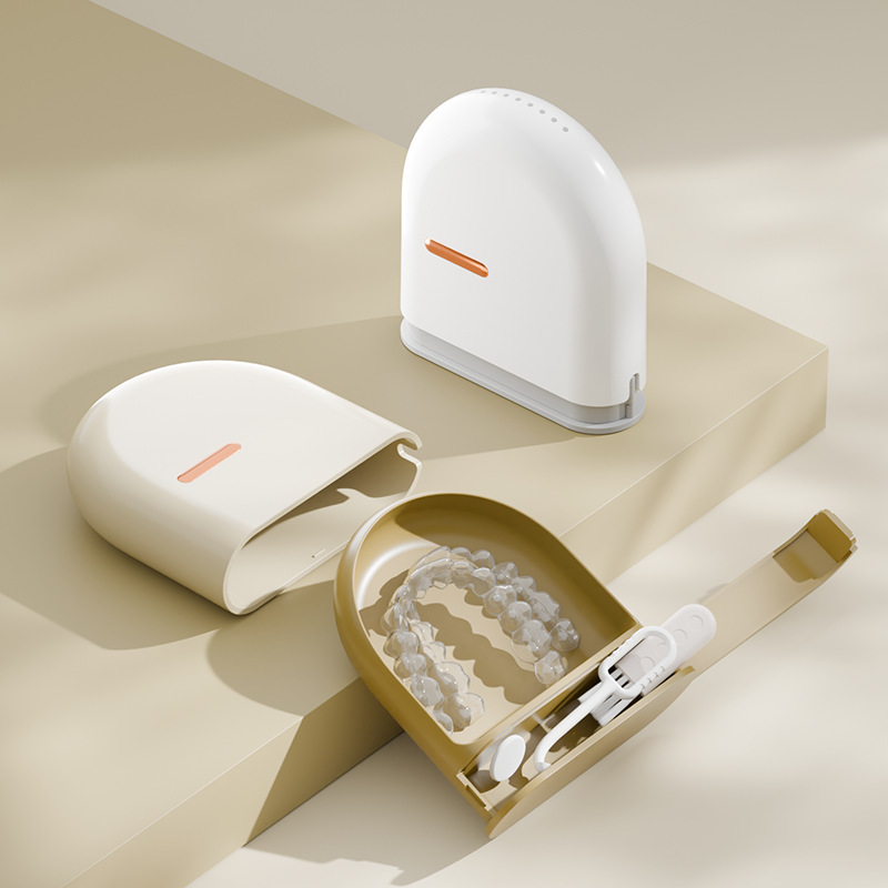 Portable Storage Box For Invisible Braces Dentures And Orthodontic Correction Cleaning Holder 4