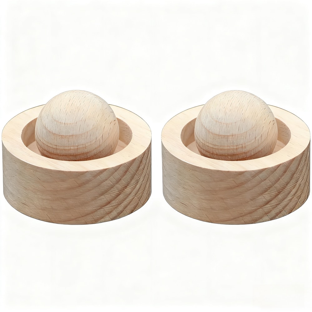 Essential Oil Diffuser Mini Cute Natural Wood Diffuser For Car Bedroom Living Room Office Bathroom 6