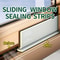 Windproof Draft Stopper, Window Seal Strip Set, Sound Insulation for Sliding Windows/Doors, Easy Install