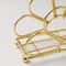 Gold Flower Petal Metal Napkin Holder, Tabletop Tissue Rack for Dining Table Decor