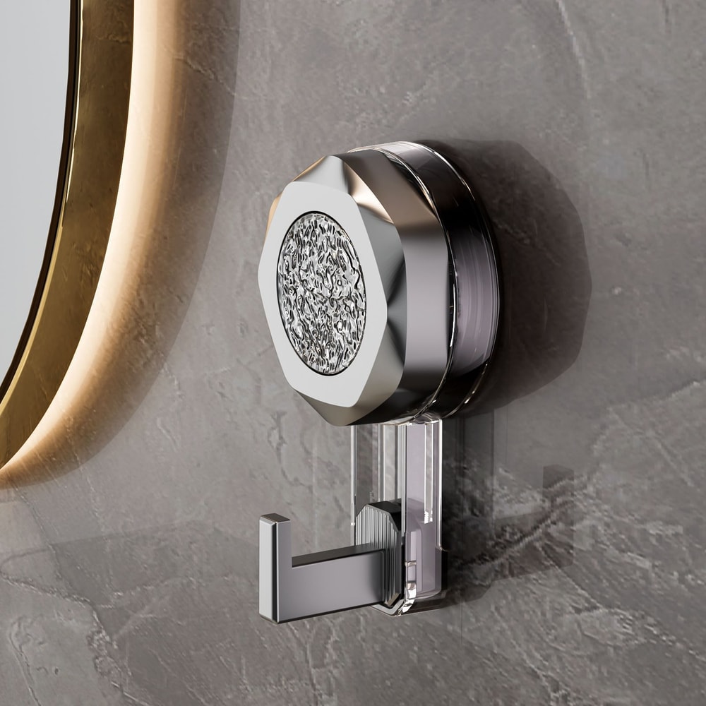 Seamless Kitchen Door Wall Vacuum Suction Cup Hook Loadbearing Bathroom Hook 0