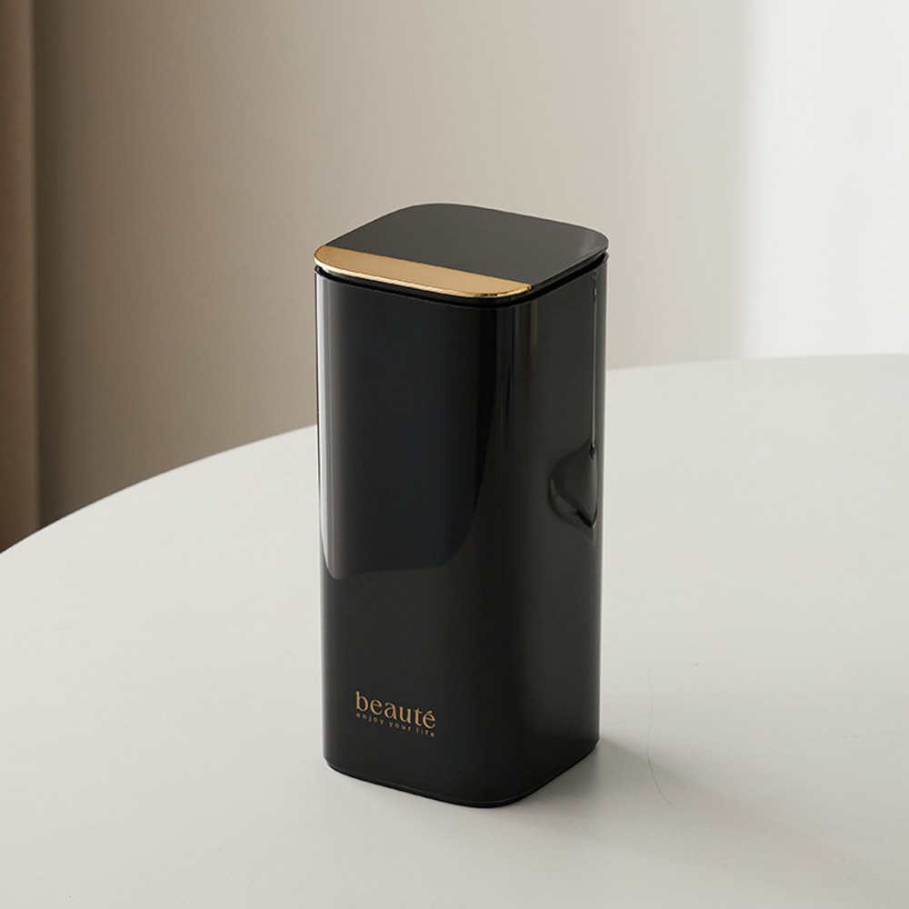 Automatic Lifting Makeup Brush Holder Set, Dustproof Desktop Lipstick Eyebrow Pen Holder Container