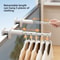 Retractable Clothes Rack, New Adjustable Wardrobe Hanging Rod, Space Saving Organizer