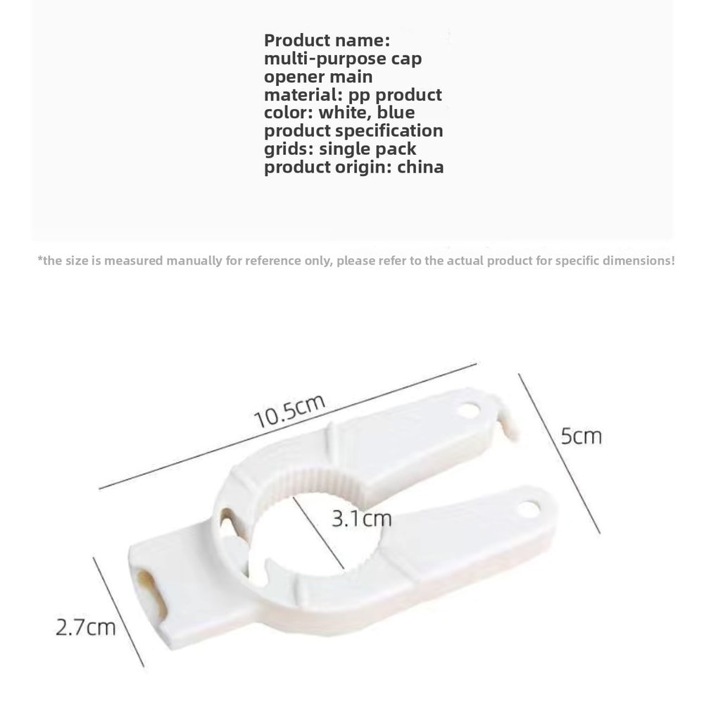 Magnetic Bottle Opener for Household Mineral Water Plastic Beverage Bottles and Cap Opening, Kitchen Accessories Gadgets