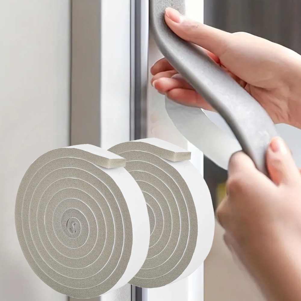 Sound-Proof Door Insulation, EVA Self-Adhesive Insulation Foam Tape for Window Sealing Strips