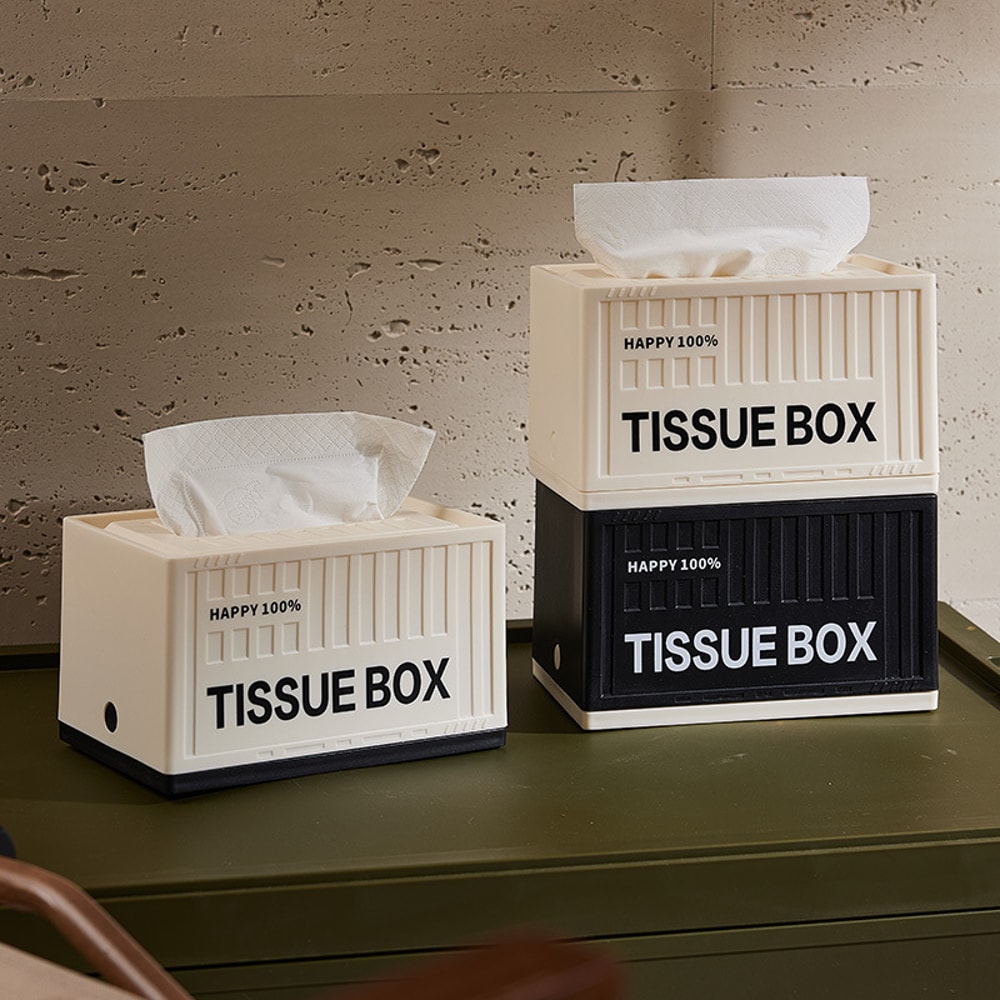 Automatic Tissue Holder, Creative Container, Minimalist Tissue Storage Box Rectangle for Home & Office