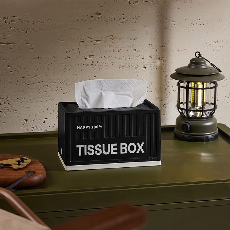 Automatic Tissue Holder, Creative Container, Minimalist Tissue Storage Box Rectangle for Home & Office