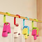 Dopamine Household Wardrobe Storage, Multi Portable Sock Drying Clips, Seamless Hook