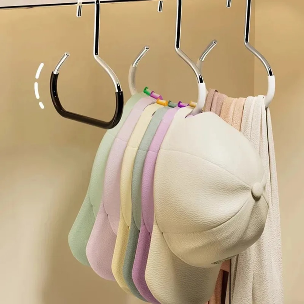 Baseball Cap Organizer, Scarf Storage Holder, Hats Display Rack for Closet Bedroom Saving